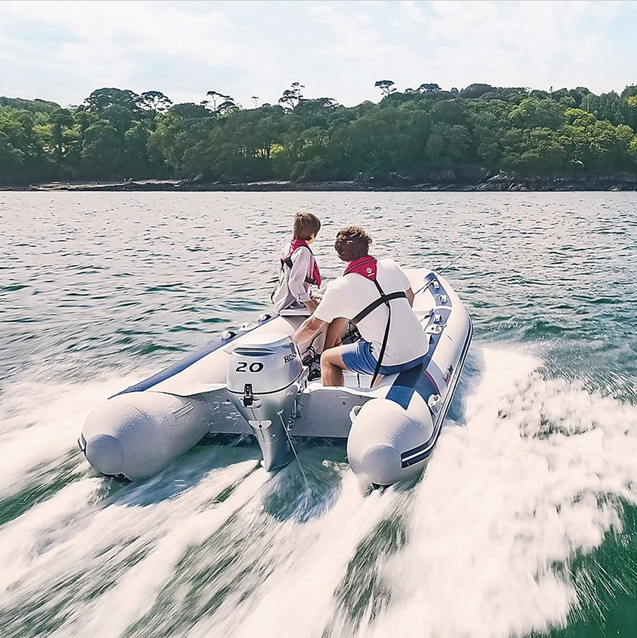 Barca pneumatica cu podina segmentata Honda Honwave T25-SE3, 2.5 metri, capacitate 3 persoane, max. 440 kg [7]