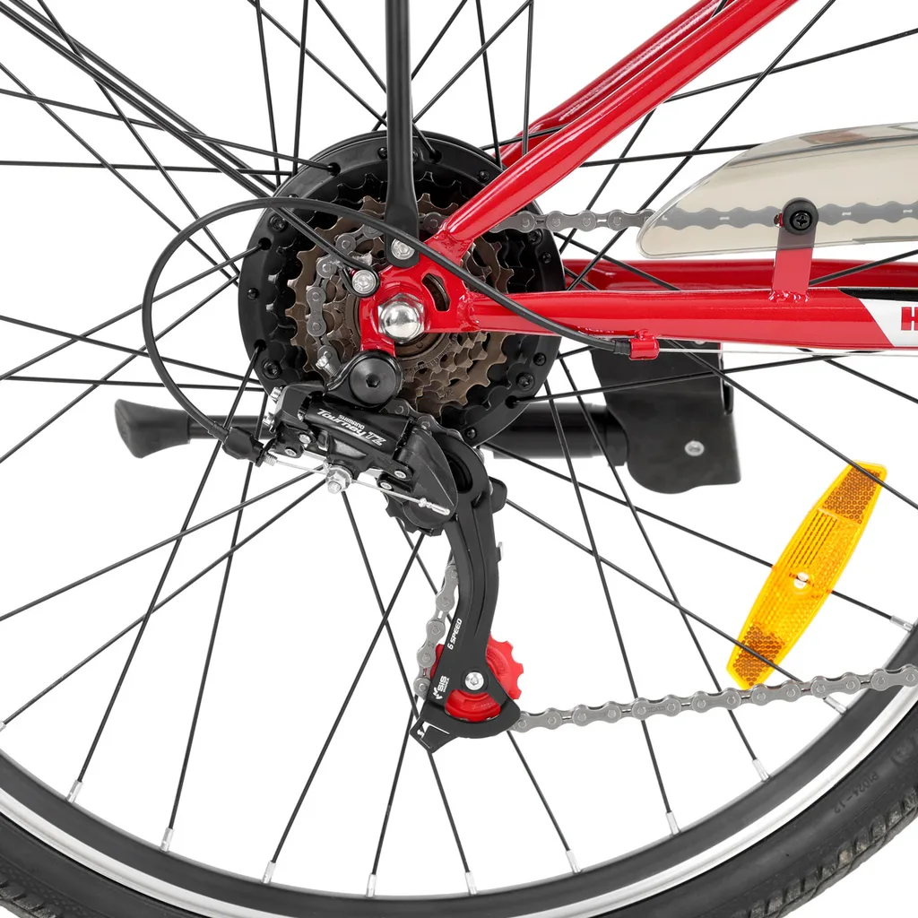 Bicicleta electrica HECHT RUNNIS, 250 W, 36V, 10.4Ah, 6 viteze, cadru otel 26", roti 26", autonomie 40-50 km [2]