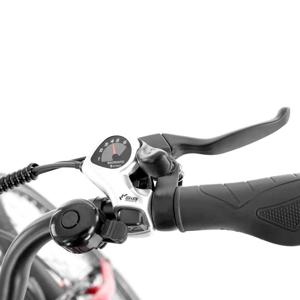 Bicicleta electrica HECHT RUNNIS, 250 W, 36V, 10.4Ah, 6 viteze, cadru otel 26", roti 26", autonomie 40-50 km [17]