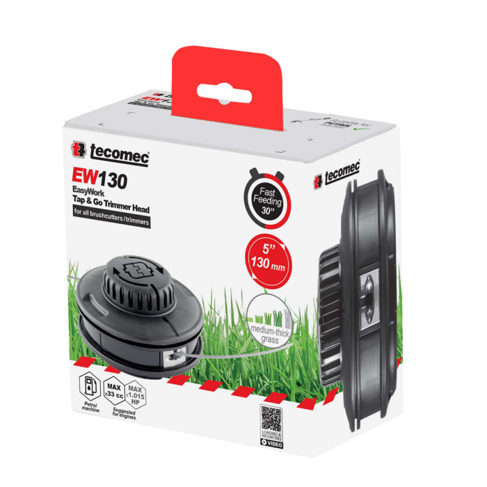 Cap de cosit Tecomec "Easy Work" EW130, M8x1.25 LH M + M10x1.25 LH.F [2]