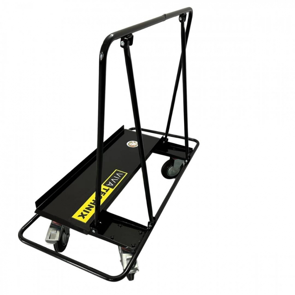 Carucior pentru transport placi gips-carton, VivaTechnix VMD-1014A, demontabil pentru transport, max. 800 kg, 20 placi [5]