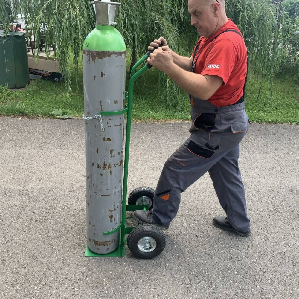 Carucior pentru transportat 2 butelii de gaz VivaTechnix VMD-1015, max. 100 kg [6]