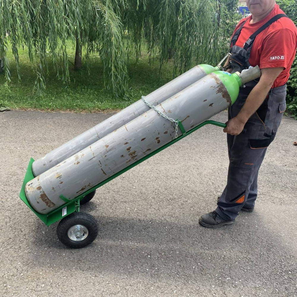 Carucior pentru transportat 2 butelii de gaz VivaTechnix VMD-1015, max. 100 kg [4]