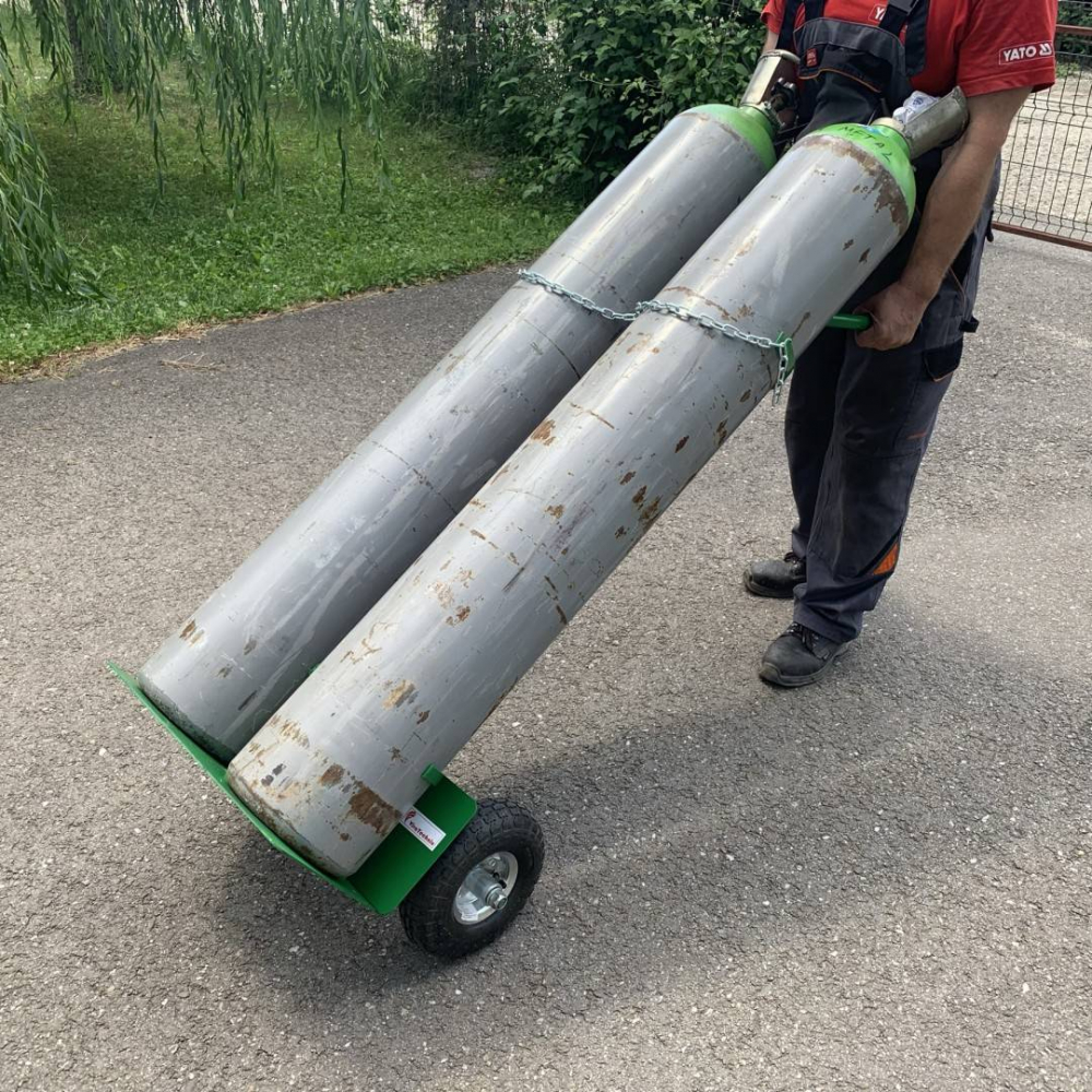 Carucior pentru transportat 2 butelii de gaz VivaTechnix VMD-1015, max. 100 kg [5]