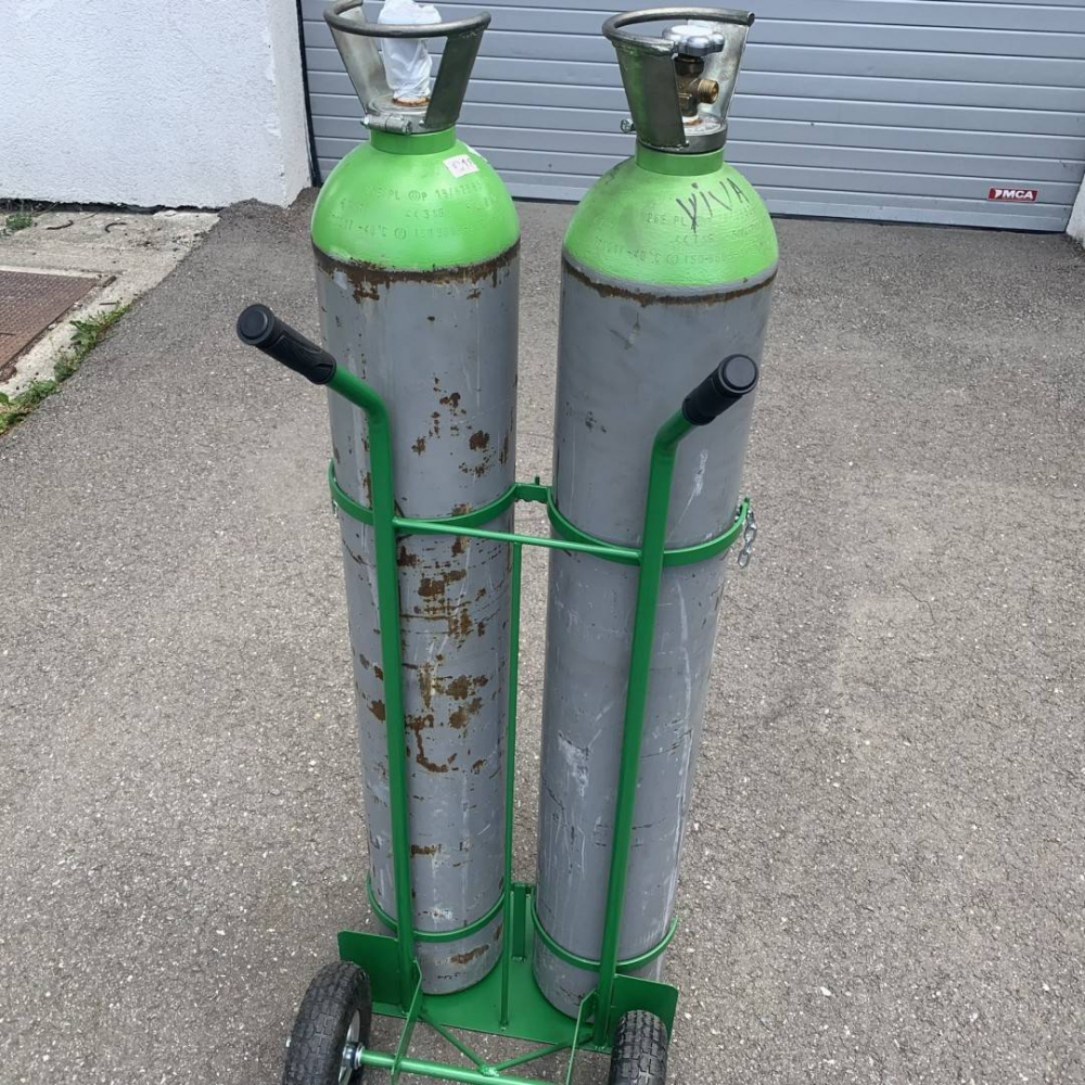 Carucior pentru transportat 2 butelii de gaz VivaTechnix VMD-1015, max. 100 kg [8]