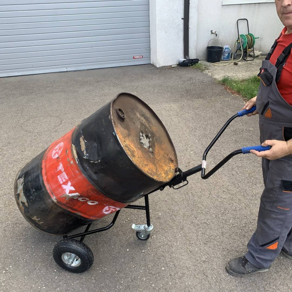 Carucior pentru transportat butoaie sau stupi VivaTechnix VMD-1016, max. 250 kg [9]