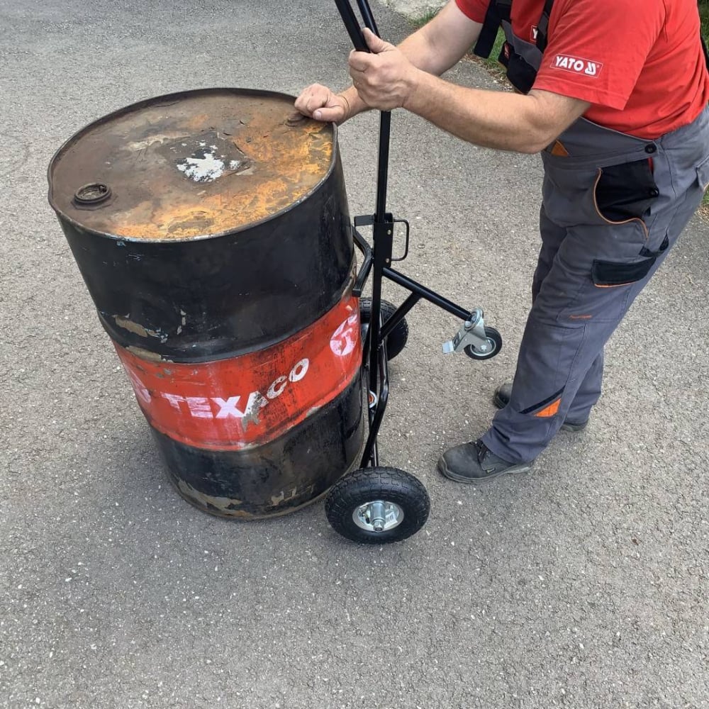 Carucior pentru transportat butoaie sau stupi VivaTechnix VMD-1016, max. 250 kg [5]