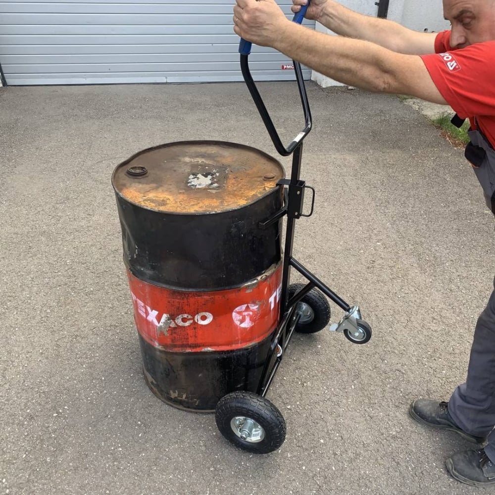 Carucior pentru transportat butoaie sau stupi VivaTechnix VMD-1016, max. 250 kg [7]