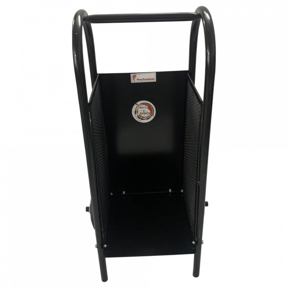 Carucior pentru transportat si depozitat lemne VivaTechnix VMD-1019, max. 40 kg, Negru [7]