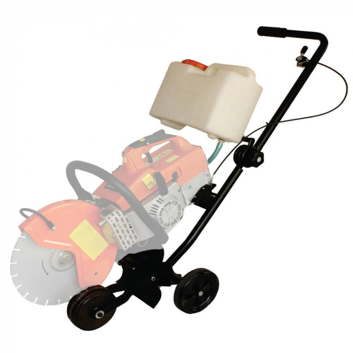 Carucior + rezervor apa Bisonte MD350T pentru masina de debitat MD350 [1]