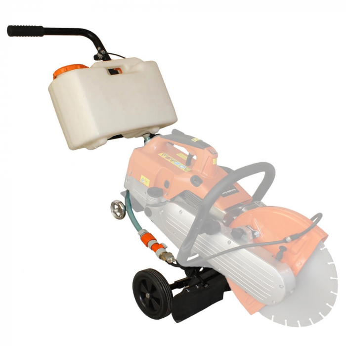 Carucior + rezervor apa Bisonte MD350T pentru masina de debitat MD350 [2]