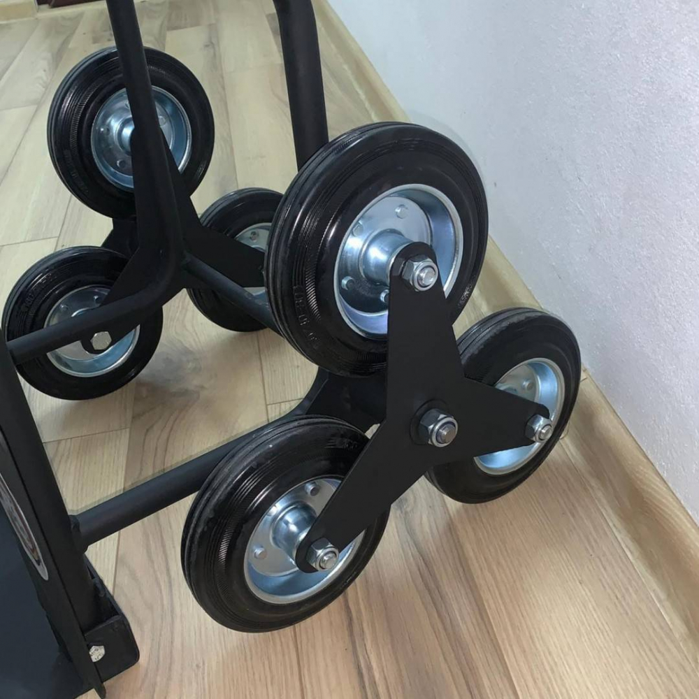 Carucior tip liza pentru scari VivaTechnix VMD-1011, cu 6 roti, max. 200 kg [3]