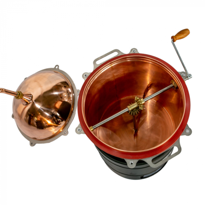 Cazan pentru tuica, cu amestecator Des HOBBY 35 litri, focar pe gaz [3]