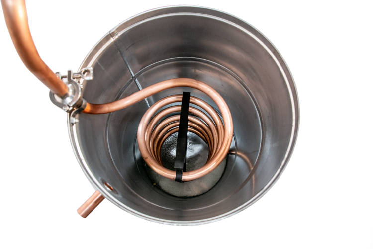 Cazan pentru tuica DES BASCULANT 60 L cu racitor clasic 200/6 [4]