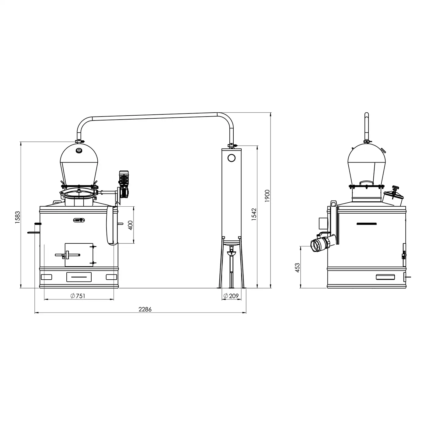 Cazan pentru tuica DES DIAMOND 200 L [7]