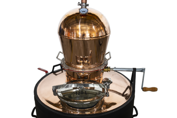 Cazan pentru tuica DES STABIL 120 L cu racitor cu flux continuu 30 L [3]