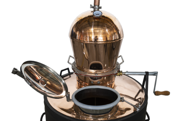 Cazan pentru tuica DES STABIL 120 L cu racitor cu flux continuu 30 L [2]
