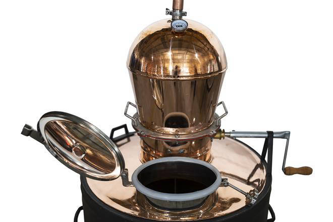 Cazan pentru tuica DES STABIL 160 L cu racitor clasic 400/5 [2]