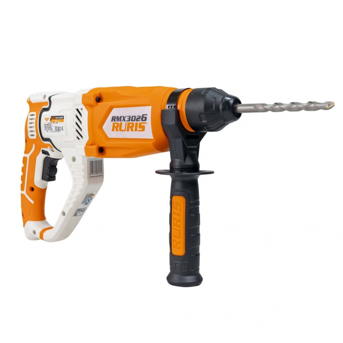 Ciocan rotopercutor SDS-Plus Ruris RMX3026, 1050 W, 3 J, 5100 bpm, 4 functii [4]
