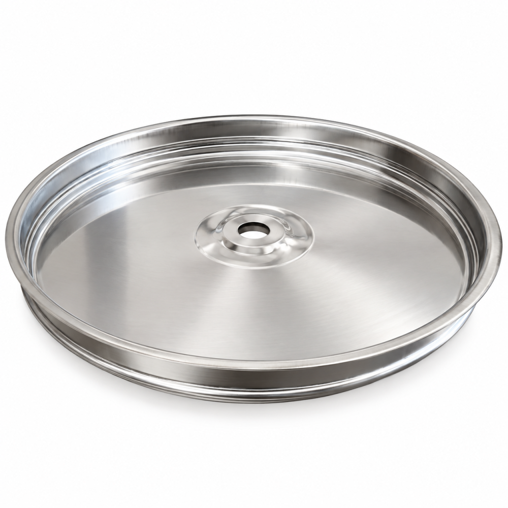 Cisterna inox cu capac flotant pneumatic CLASIC, 300 L + picioare [3]