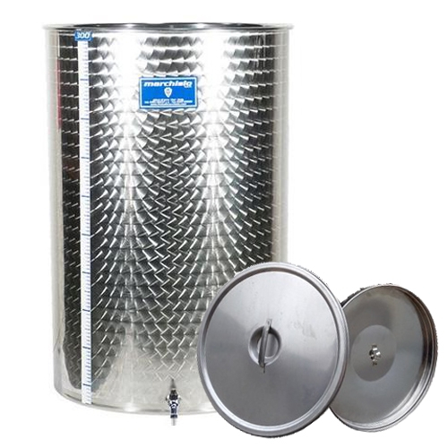 Cisterna inox Marchisio SPO50, 50 litri, capac flotant cu ulei de parafina, 384x500 mm [1]