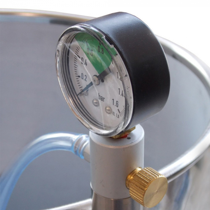 Cisterna inox pentru fermentare si stocare vin Marchisio SPA, capac flotant cu garnitura [5]