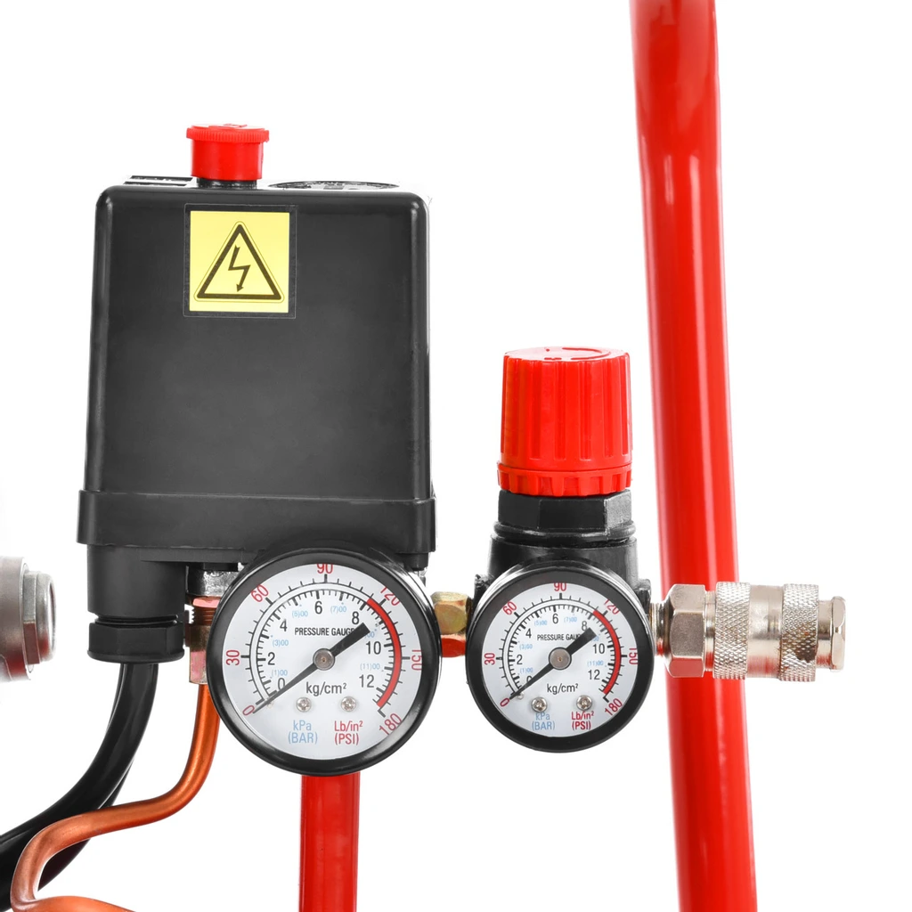 Compresor de aer HECHT 2026, 1.5 kW, 2 CP, 8 bar, 184 L/min, 24 litri [3]