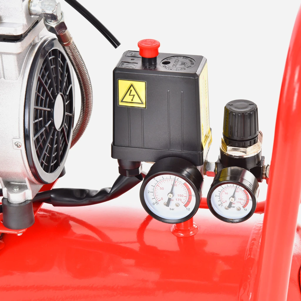 Compresor de aer fara ulei HECHT 2086, 1.5 kW, 2 CP, 8 bar, 264 L/min, 50 litri [2]