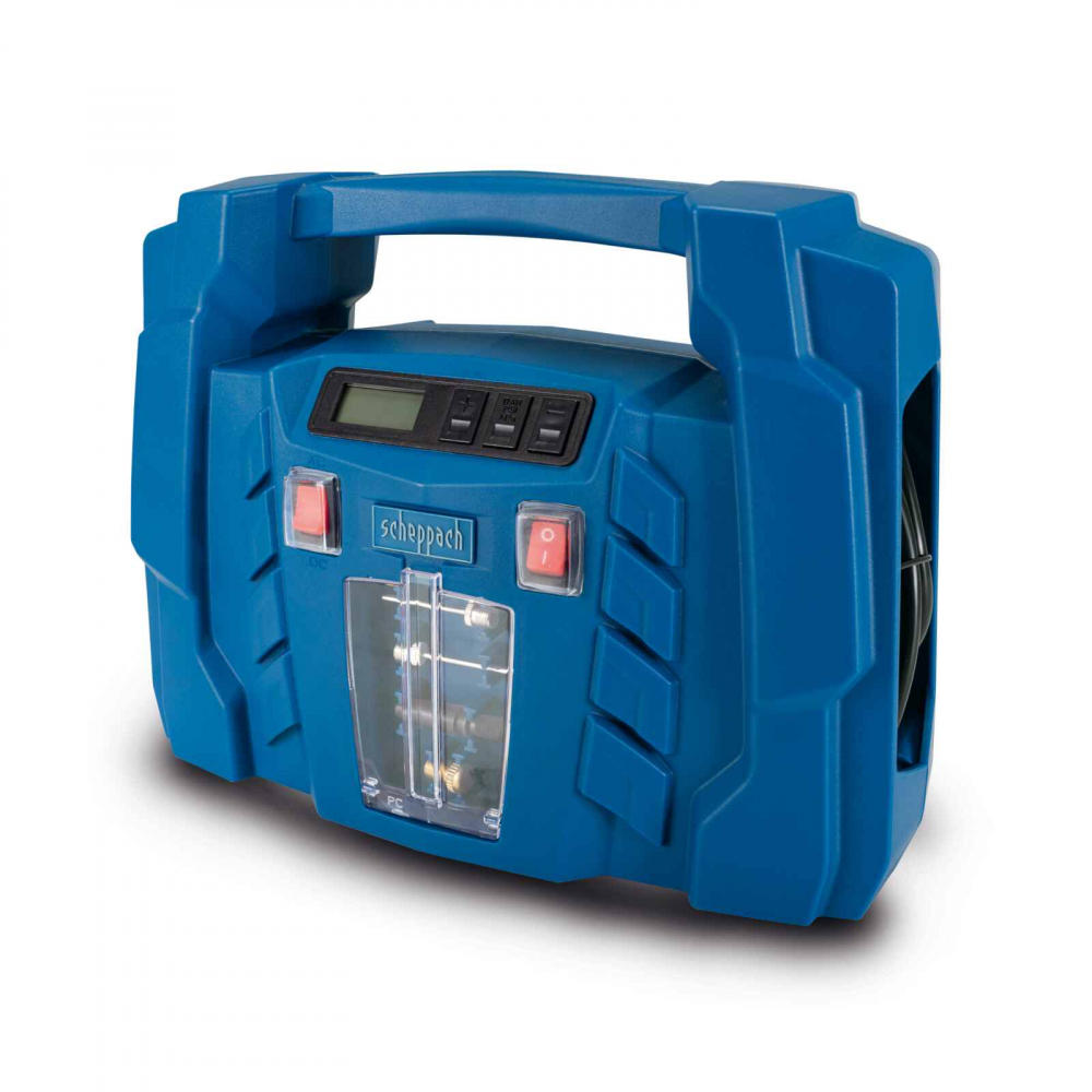Compresor de aer fara ulei Scheppach AIRFORCE 5, 12V - 230V, 150 W, 8 bar, 36.5 l/min [2]