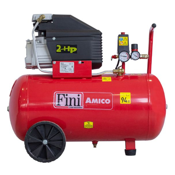 Compresor de aer cu piston Fini AMICO 50/2400, 50 L, 8 bar, 170 L/min, 2 CP, monofazat [4]