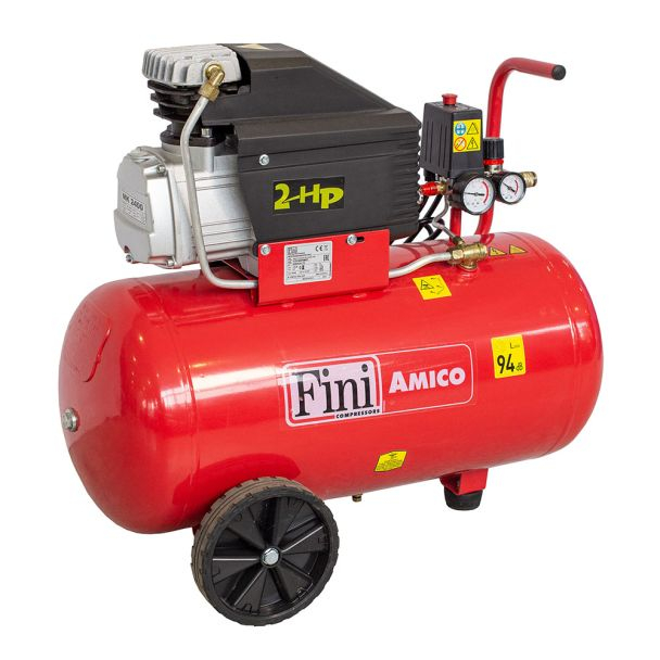 Compresor de aer cu piston Fini AMICO 50/2400, 50 L, 8 bar, 170 L/min, 2 CP, monofazat [2]