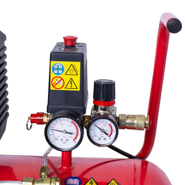 Compresor de aer cu piston Fini AMICO 50/2400, 50 L, 8 bar, 170 L/min, 2 CP, monofazat [7]