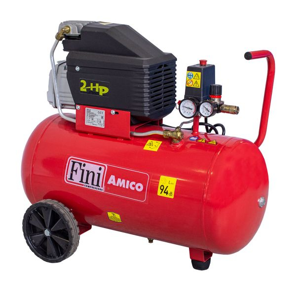 Compresor de aer cu piston Fini AMICO 50/2400, 50 L, 8 bar, 170 L/min, 2 CP, monofazat [3]