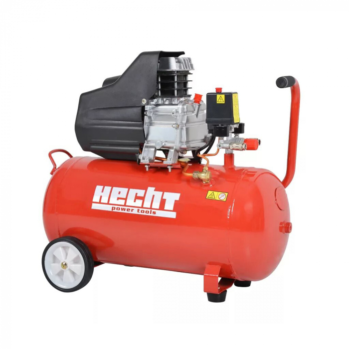 Compresor de aer HECHT 2052, 1.5 kW, 2 CP, 8 bar, 184 L/min, 50 litri [1]