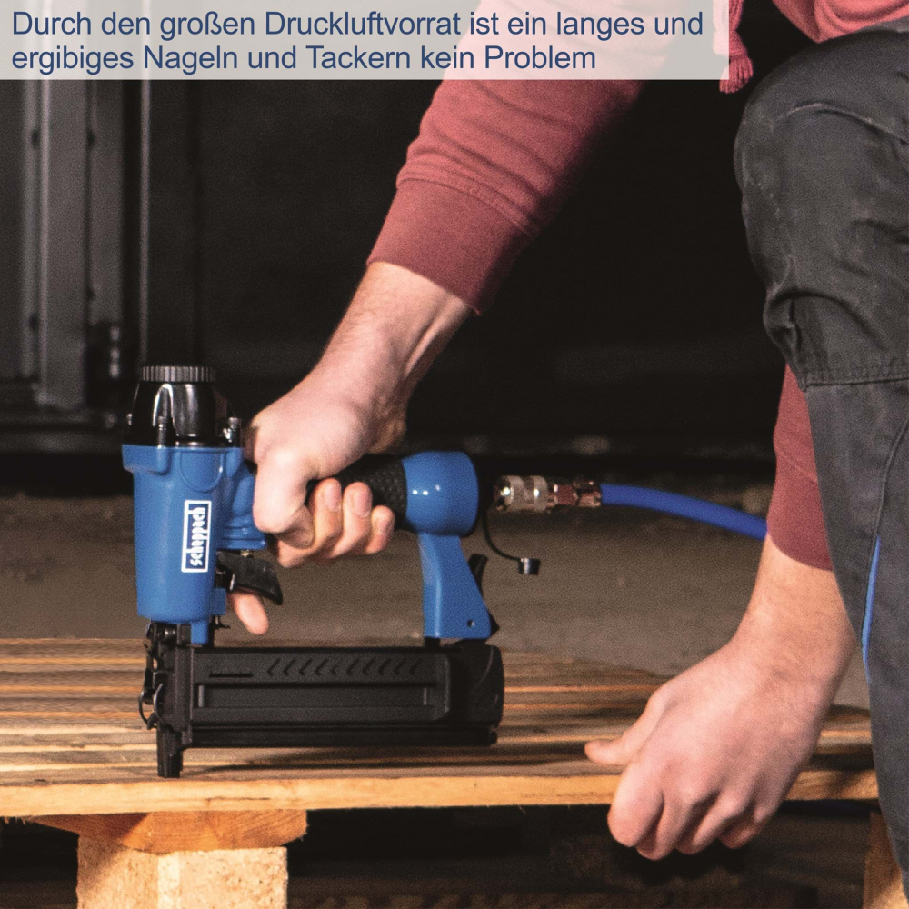 Compresor de aer Scheppach HC 52DC, 2.2 kW, 3 CP, 8 bar, 412 L/min, 50 litri [5]