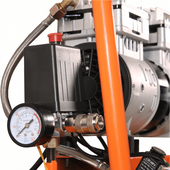 Compresor de aer fara ulei Bisonte SC012-025, 25 L, 8 bar, 168 L/min, 1.2 CP, monofazat [5]