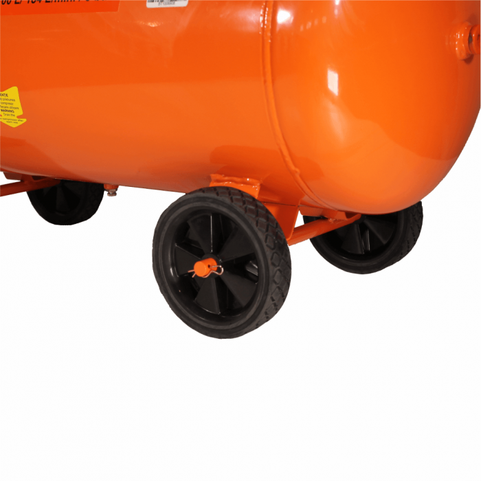 Compresor de aer fara ulei Bisonte SC024-100, 100 L, 8 bar, 336 L/min, 2x1.2 CP, monofazat [6]