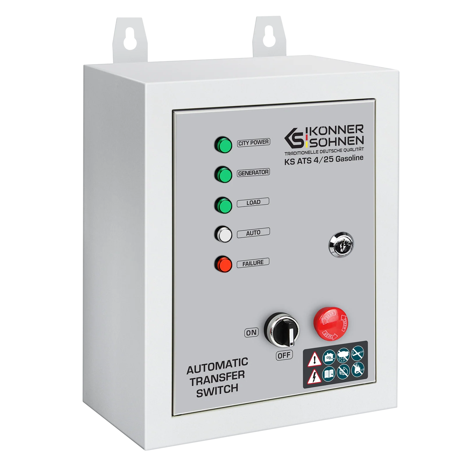 Comutator de transfer automat Konner & Sohnen KS ATS 4/25 Gasoline, 230/400V, 25A [3]