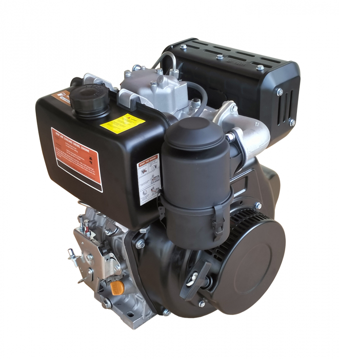 Motor diesel ProGARDEN CP188FAE, 6.8 kW, 456 cmc, ax canelat 6Z, 25 x 36 mm, pornire electrica [2]