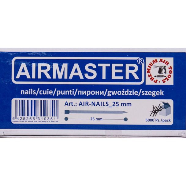 Cuie pentru capsator pneumatic Airmaster, 25 mm, set 5000 buc [2]