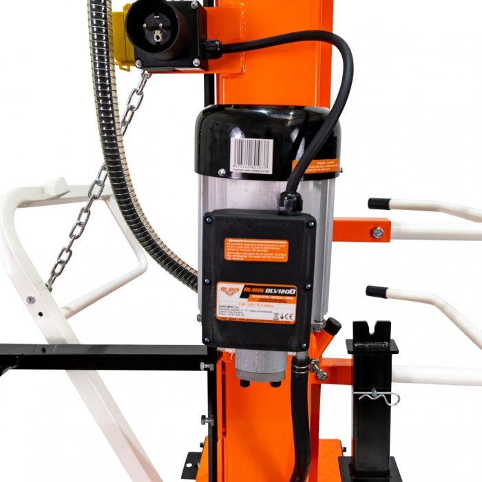 Despicator de lemne Ruris DLV1200, 12 tone, monofazat, 3000 W, Dmax. 400 mm, Lmax. 1060 mm [7]