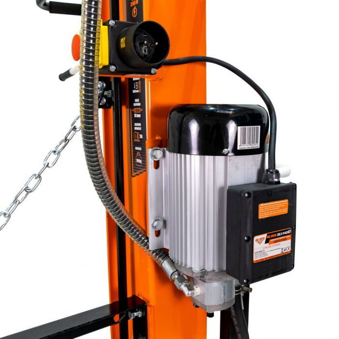 Despicator de lemne Ruris DLV1400, 14 tone, monofazat, 3700 W, Dmax. 400 mm, Lmax. 1060 mm [7]