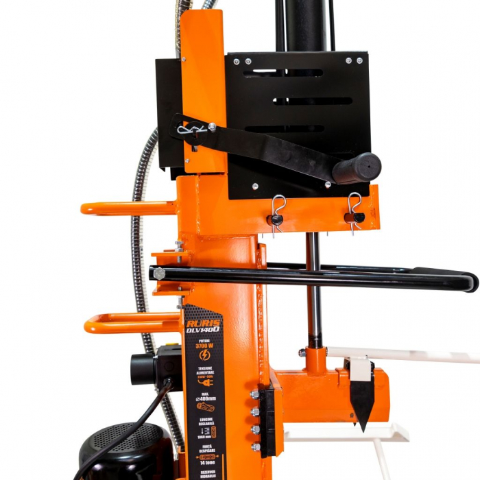 Despicator de lemne Ruris DLV1400, 14 tone, monofazat, 3700 W, Dmax. 400 mm, Lmax. 1060 mm [9]