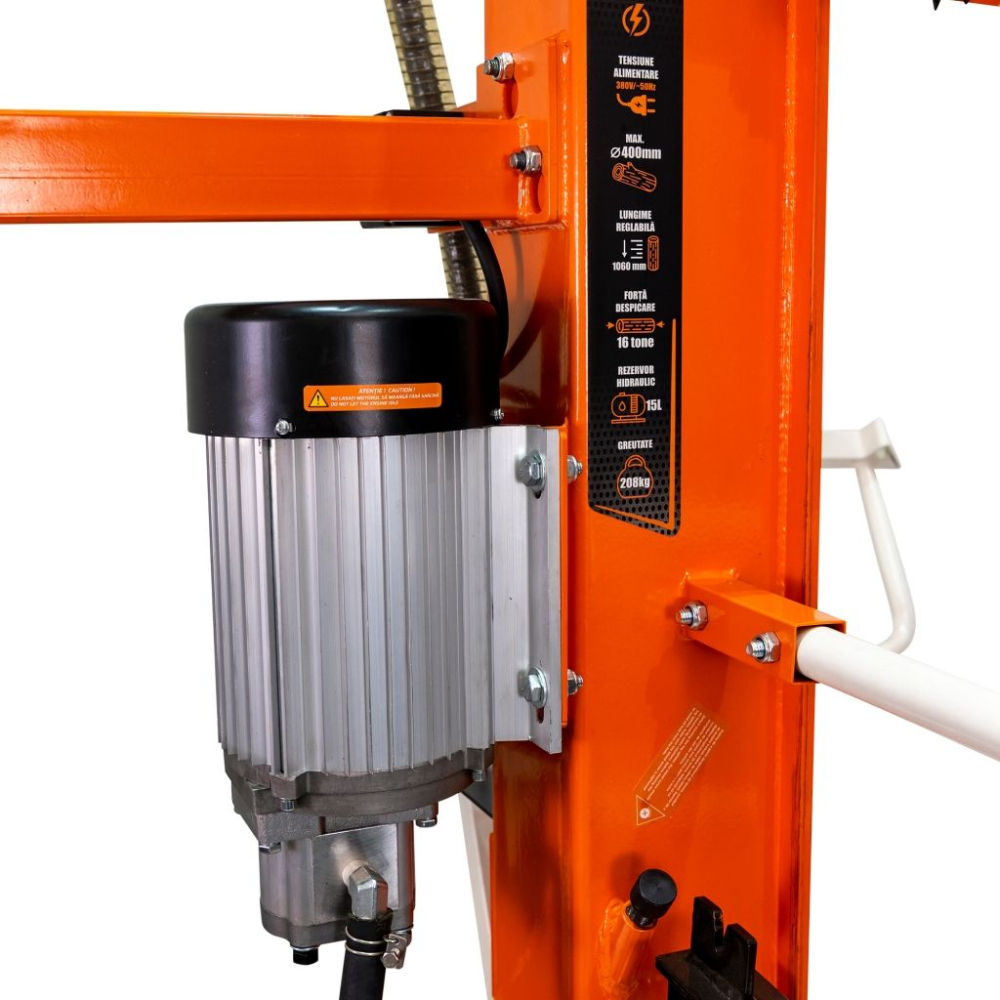 Despicator de lemne Ruris DLV1600, 16 tone, trifazat, 4300 W, Dmax. 400 mm, Lmax. 1030 mm [3]
