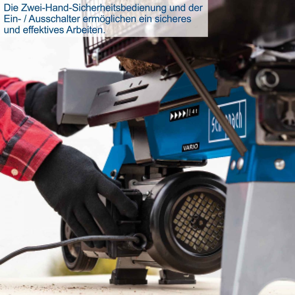 Despicator de lemne Scheppach HL 460, 4 tone, monofazat, 1500 W, Dmax. 250 mm, Lmax. 370 mm [4]