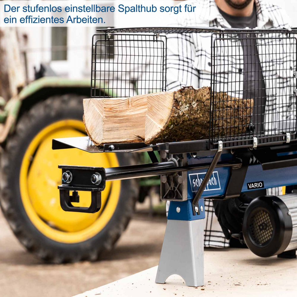 Despicator de lemne Scheppach HL 760 LS, 7 tone, monofazat, 2200 W, Dmax. 250 mm, Lmax. 520 mm [9]