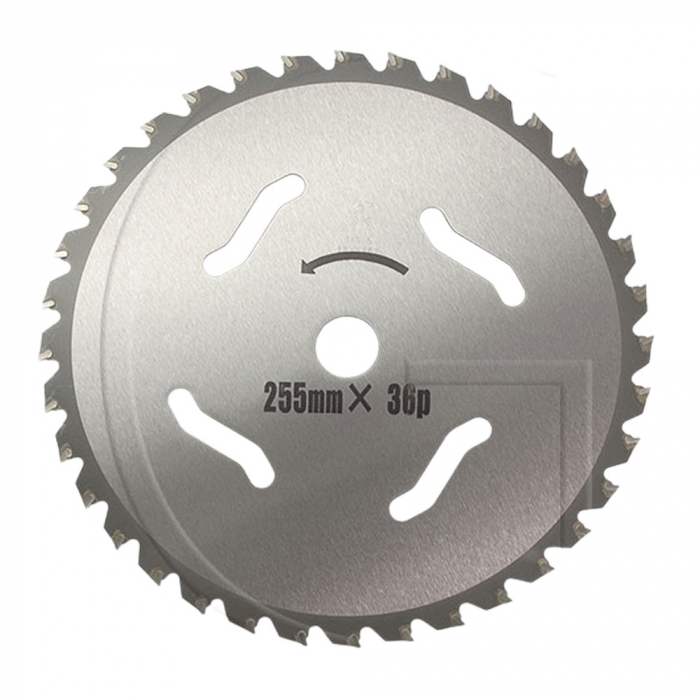 Disc motocoasa cu dinti vidia, 255 x 25.4 mm, 36 dinti [2]