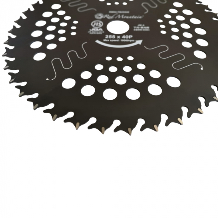Disc motocoasa Red Mountain Light-TURBO, 40 dinti vidia, 255 x 25.4 x 1.25 mm [2]