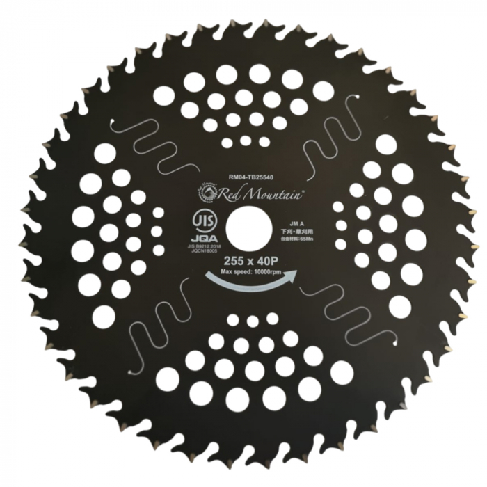 Disc motocoasa Red Mountain Light-TURBO, 40 dinti vidia, 255 x 25.4 x 1.25 mm [1]
