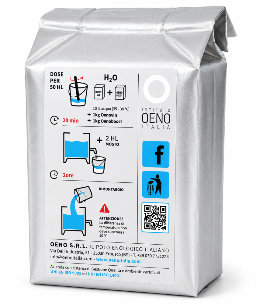 Drojdie pentru vinuri rosii Oenovin RA-4, 0.5 kg [2]